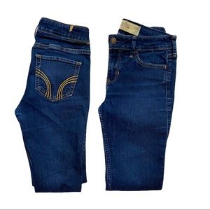 Hollister Super Skinny Low Rise W 24 L 28 OS